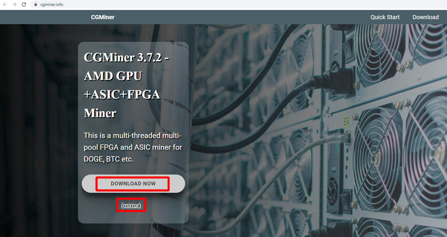 cgminer setup windows