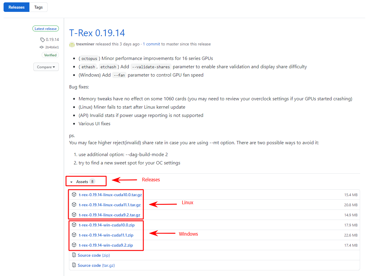 Miner t-rex Multiple instances