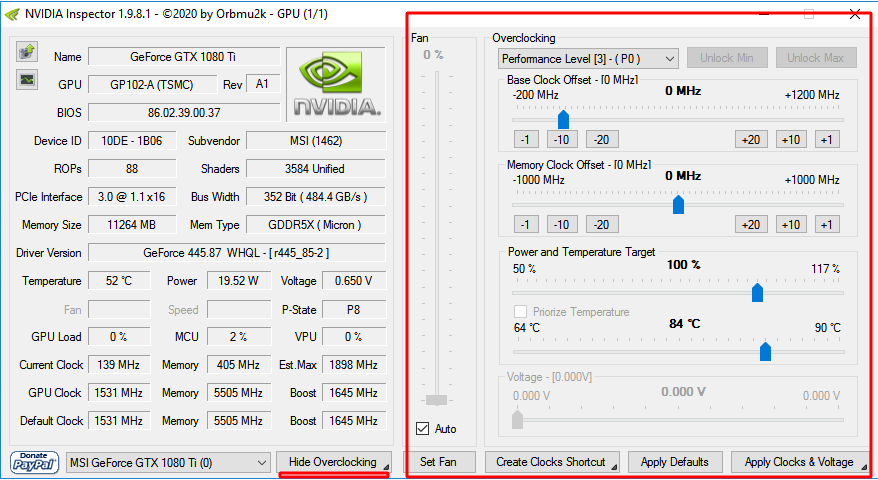 nvidia_inspector show_overclocking