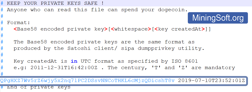 multidoge keyfile